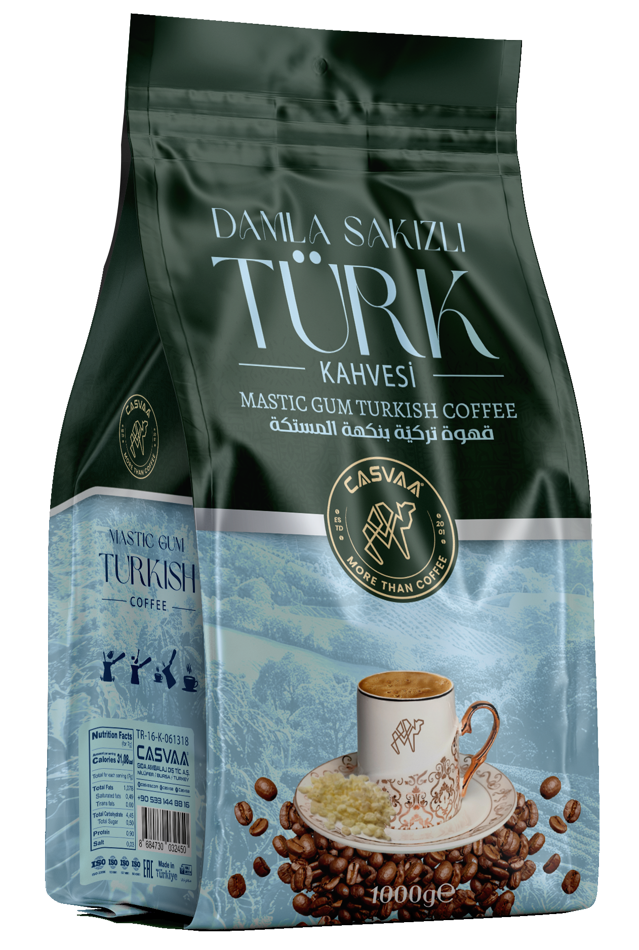 Damla Sakızlı Türk Kahvesi - 1000Gr